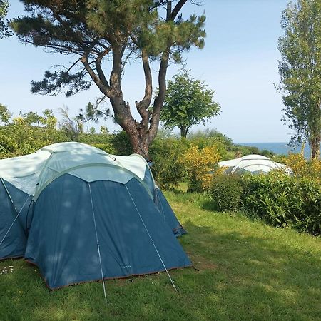 Tente 3 Chambres, Petit Camping Familial Vue Mer Plestin-les-Grèves Exterior foto